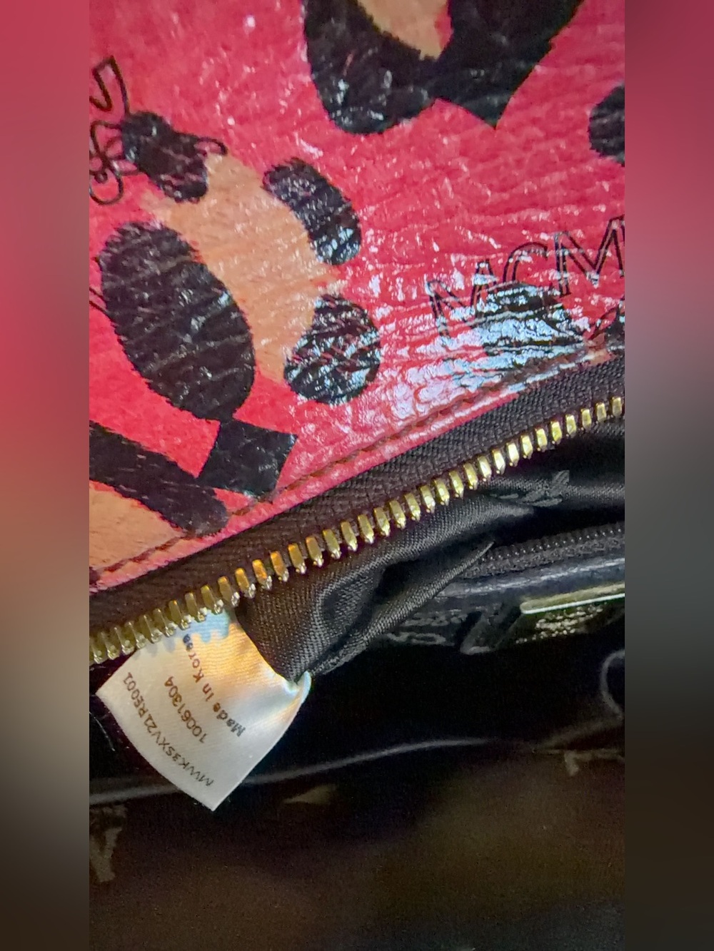 MCM Leopard Print Leather Mini Backpack - Picture 3 of 13